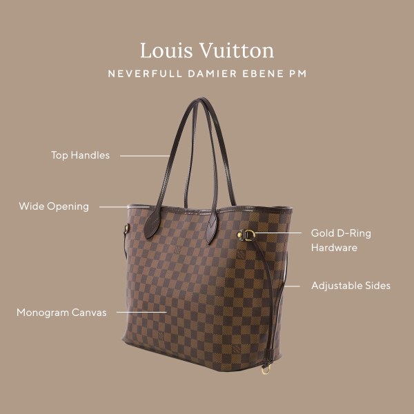 Louis Vuitton Neverfull Damier Ebene PM