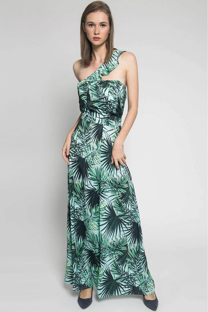 Ladies Woven Mint Jumpsuit - Molly Bracken