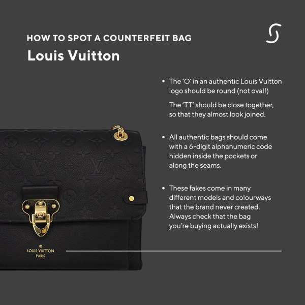 How to spot a counterfeit Louis Vuitton designer bag