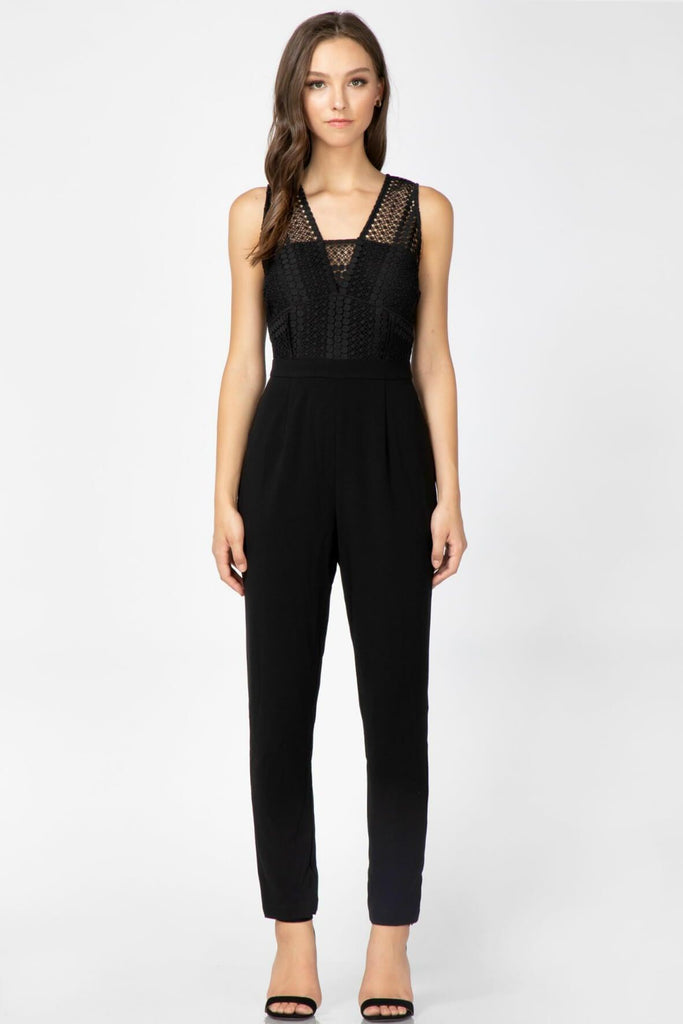 Londyn Woven Lace Jumpsuit - Adelyn Rae