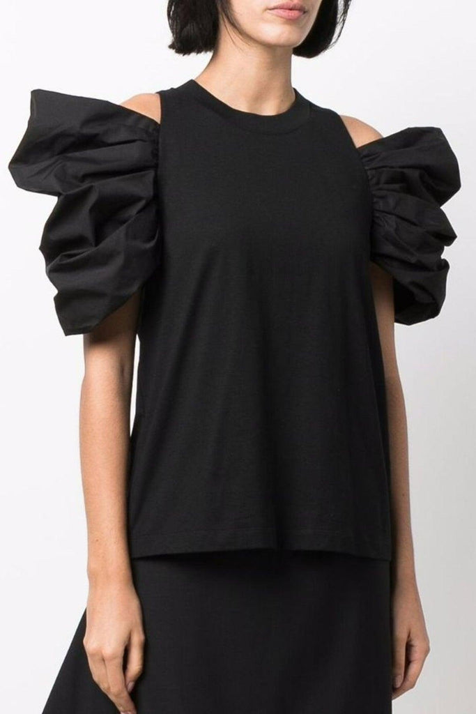 Puff-sleeve Cut-out Blouse - Alexander McQueen