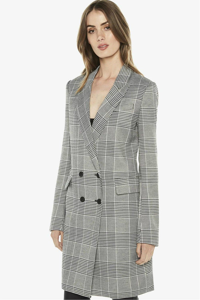 Checked Blazer - Bardot