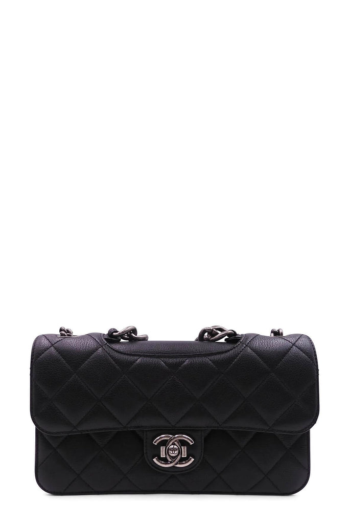 Small Perfect Edge Flap Bag Black - CHANEL