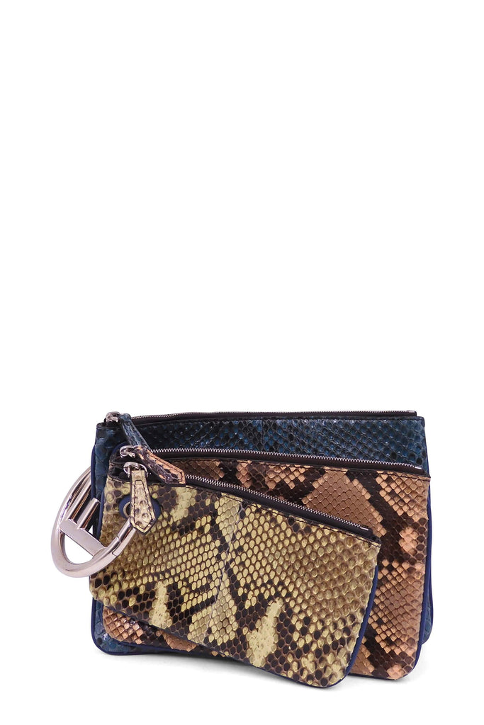 Triplette Python Clutch Blue Multicolor - Second Edit