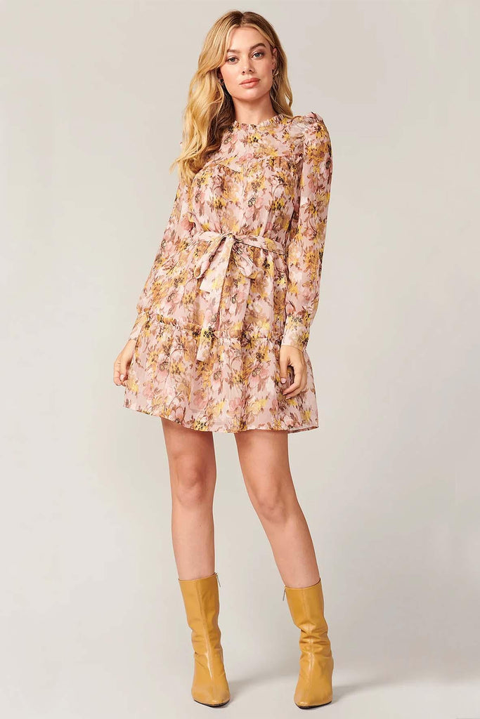 Blake Jacquard Floral Dress - Greylin