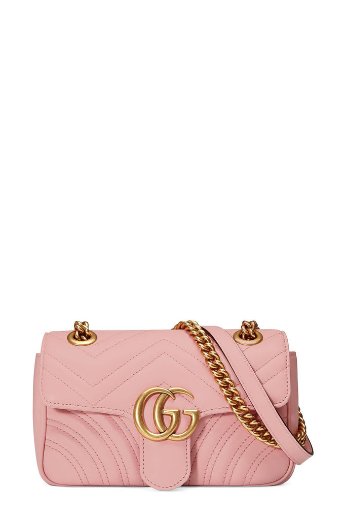 GG Marmont Mini Matelasse Bag Light Pink - GUCCI