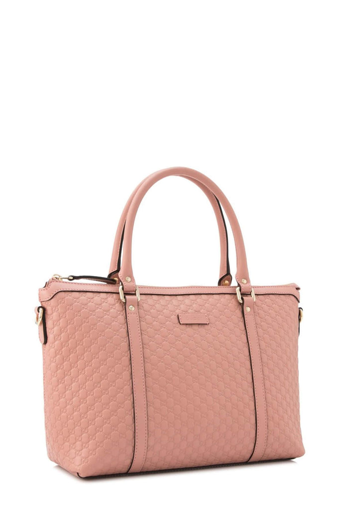 Microguccissima Top Handle Bag Pink - GUCCI