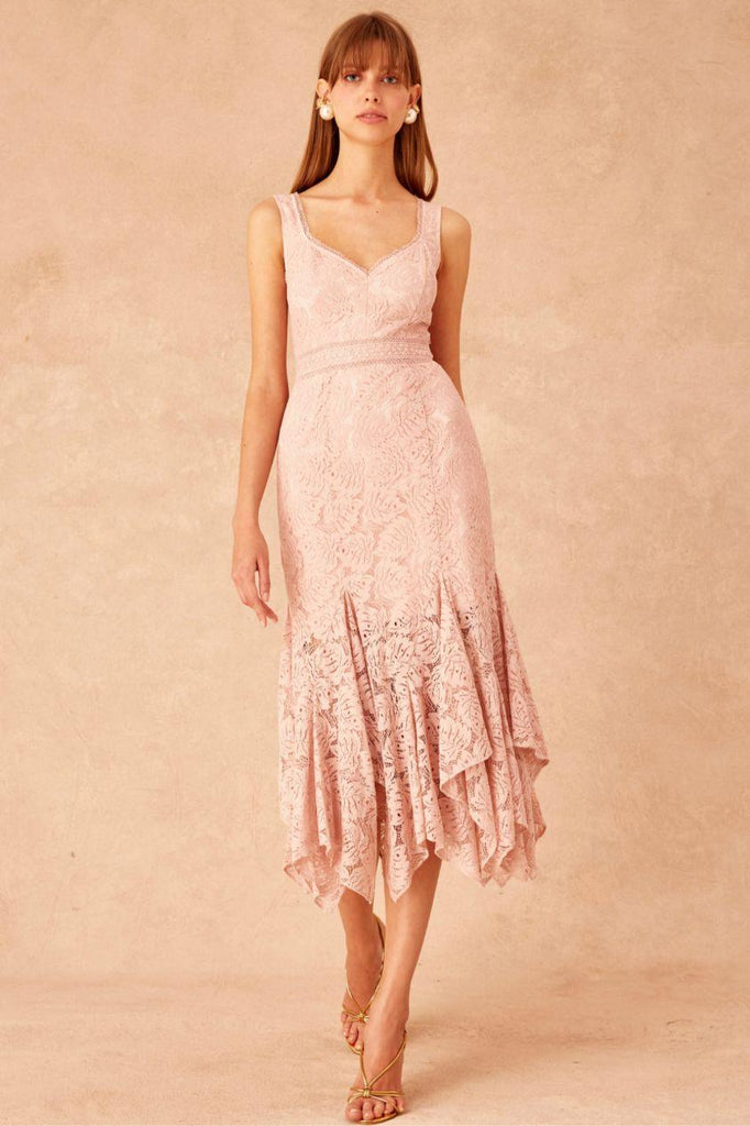 Lonely Lace Midi Dress - Keepsake