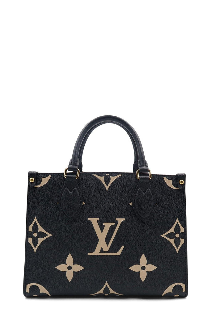 Monogram Empreinte Onthego PM Black Beige - Louis Vuitton