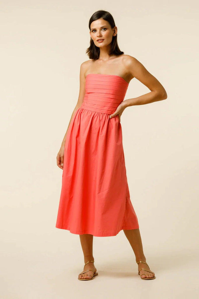 Arlo Dress in Melon - Lusana