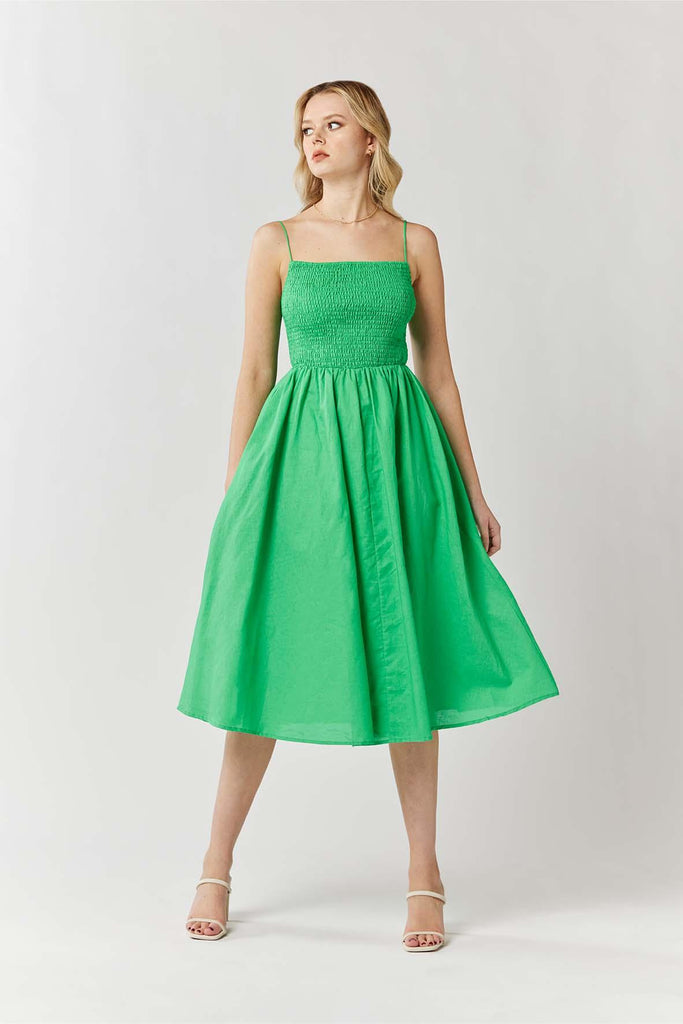 Stillwater Dress In Green - MVN