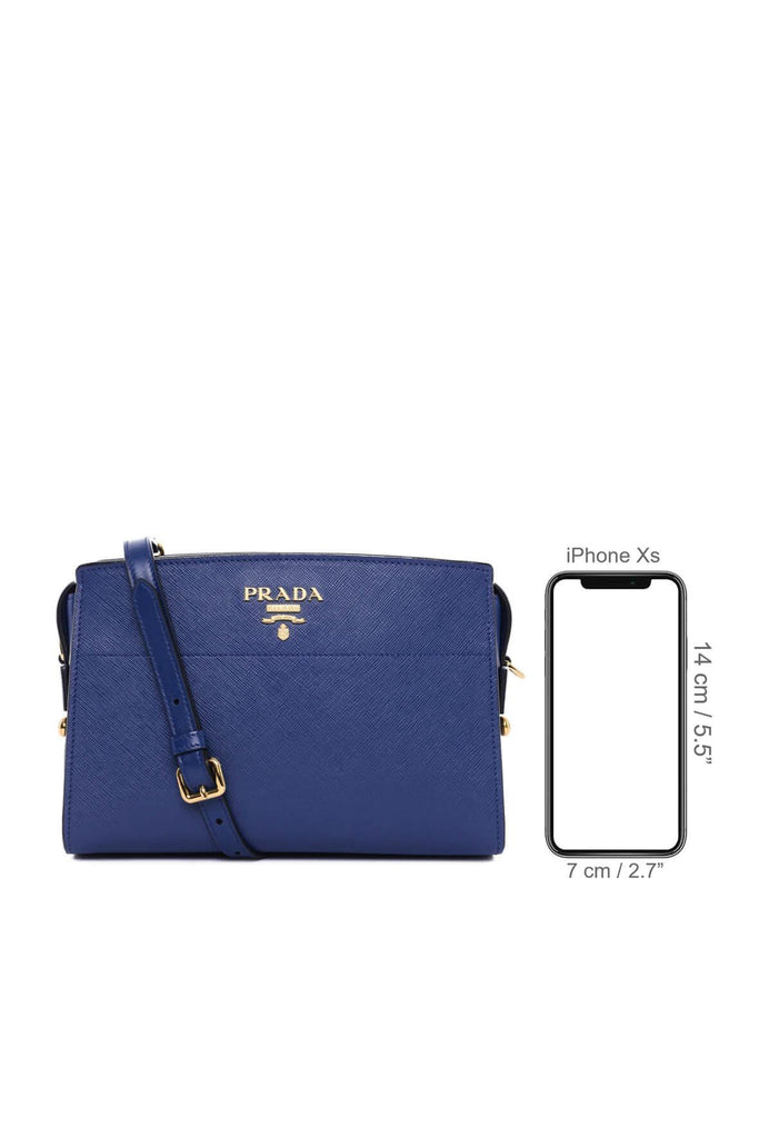 Esplanade Crossbody Bag Cornflower Blue - PRADA