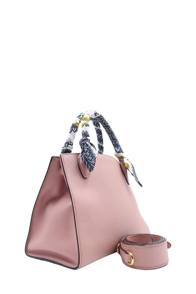 Small Saffiano Monochrome Pale Pink - PRADA