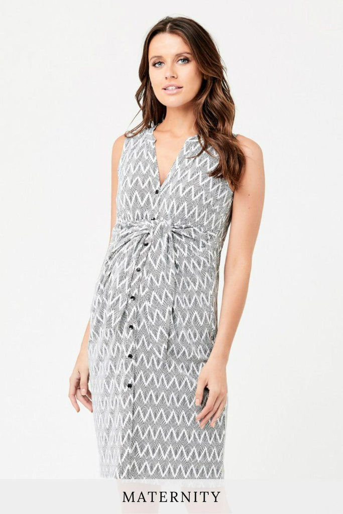 Chevron Caress Dress - Ripe Maternity