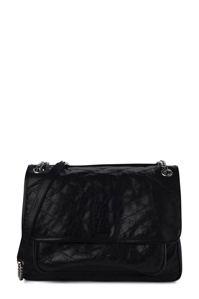 Large Niki Black with Silver Hardware - Saint Laurent